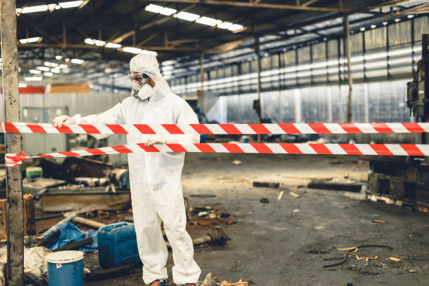 Professional Drug Lab Cleanup technician working in Cascade, IA